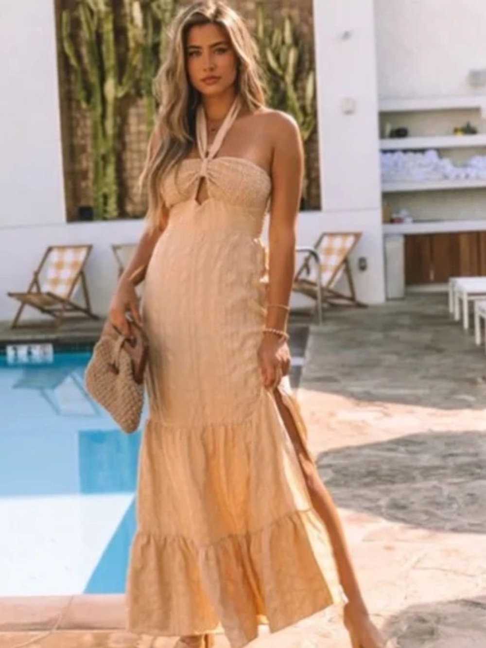 ACOA halter dress